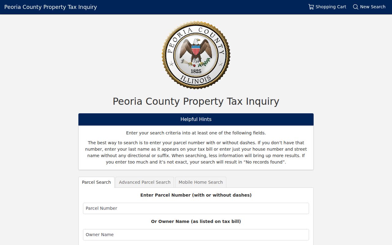 Peoria residents directory property search